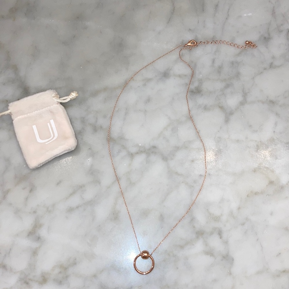 Uncommon James rose gold necklace